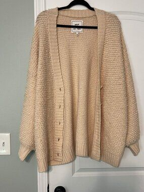 Aerie x Emily + Meritt Oversized Bobble Cardigan - Size Large